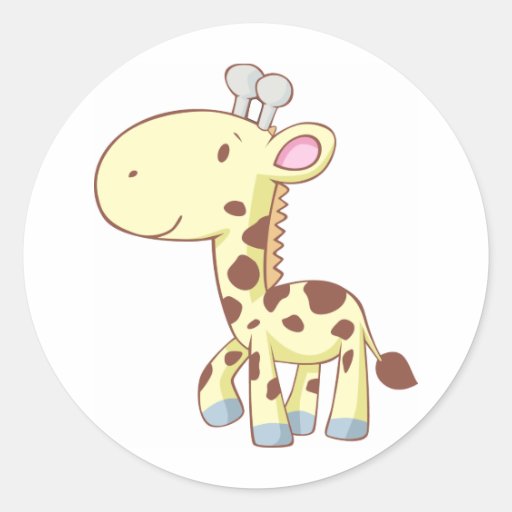 De leuke Overhemden van de Giraf van het Baby van  Stickers