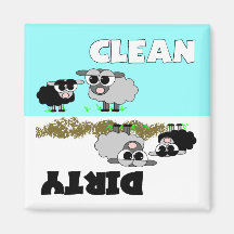 De leuke Schapen maken/de Vuile Magneet van de Afw