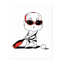 De leuke Speler van het Honkbal Wens Kaart