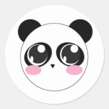 De leuke Sticker van de Panda