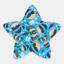 De leuke Sticker van het Elf van Kerstmis