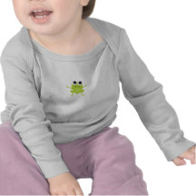De leuke T-shirt van het Baby van de Kikker