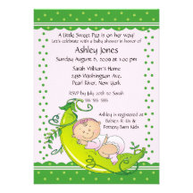 De leuke Uitnodigingen van het Baby shower van het