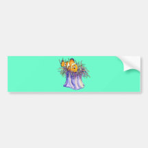 De leuke Vissen van de Clown van de Cartoon Bumpersticker
