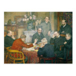 De lezing, 1903 wens kaart