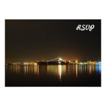 De Lichten van de Nacht van San Diego Gepersonaliseerde Uitnodigingen