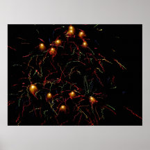 De Lichten van het vuurwerk Posters