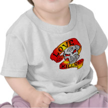 De liefde doodt de Tatoegering van de Schedel T Shirt