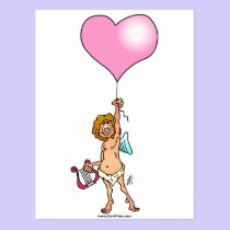 De liefde is in de lucht briefkaarten