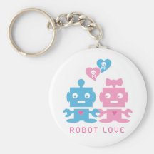 De Liefde Keychain van de robot Sleutel Hanger