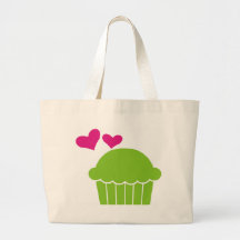 De Liefde van Cupcake Canvas Tas