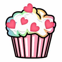 De Liefde van Cupcake Foto Uitsneden