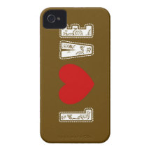De Liefde van de chocolade iPhone 4 Hoesje