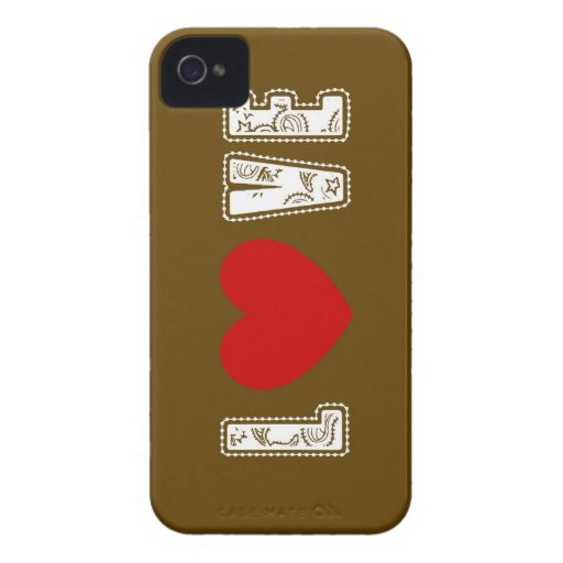 De Liefde van de chocolade iPhone 4 Hoesje