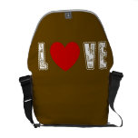 De Liefde van de chocolade Messenger Bag