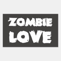 De Liefde van de zombie Stickers