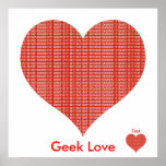 De Liefde van Geek Posters
