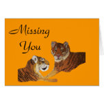 De Liefde van Purrfect van tijgers Kaart