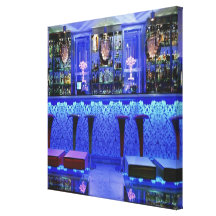 De Lijst van de bar Canvas Afdruk