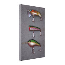 De Lokmiddelen van de visserij Stretched Canvas Afdrukken