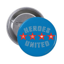 De Losgeknoopte Emblemen van de Liga van de rechtv Speldbuttons