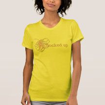 De luim "klopte" omhoog het Overhemd van het Moede Tshirts