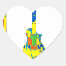DE MAGISCHE GITAAR STICKER