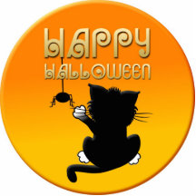 De Magneet of Keychain van de Broche van Halloween Foto Uitsnede