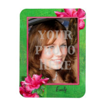 De Magneet van de Foto van Lei van de hibiscus