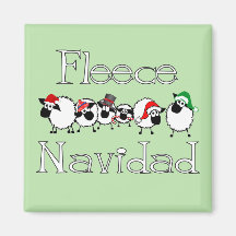 De Magneet van de Koelkast van Navidad van de vach
