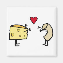 De magneet van de macaroni en van de Kaas
