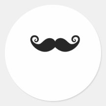 De Manie van de snor Sticker
