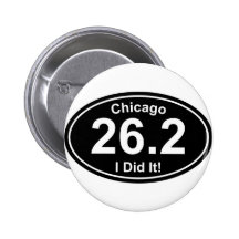 De Marathon van Chicago Buttons