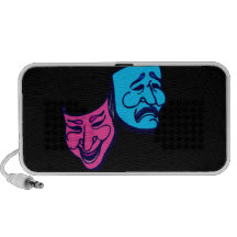 De Maskers van het theater Laptop Speakers