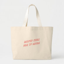 De meisjes van Dubstep waggelen Canvas Tas