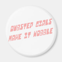 De meisjes van Dubstep waggelen Koelkast Magneet