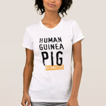 De menselijke T-shirt van het Proefkonijn