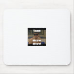 de miauw van de teammiauw mousepad muismat