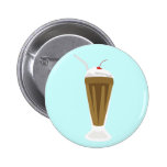 De Milkshake van de chocolade Speldbutton