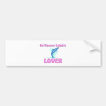 De Minnaar van de Dolfijn van Bottlenose Bumperstickers