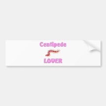 De Minnaar van de duizendpoot Bumpersticker