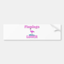 De Minnaar van de flamingo Bumperstickers