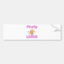 De Minnaar van de glimworm Bumpersticker