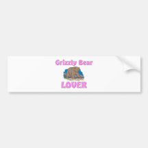 De Minnaar van de grizzly Bumperstickers