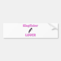De Minnaar van de ijsvogel Bumperstickers