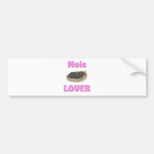 De Minnaar van de mol Bumperstickers