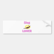 De Minnaar van de naaktslak Bumperstickers