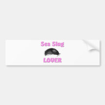 De Minnaar van de Naaktslak van het zee Bumperstickers