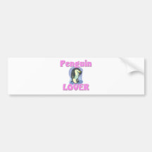 De Minnaar van de pinguïn Bumperstickers
