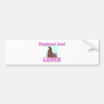 De Minnaar van de Verbinding van de olifant Bumperstickers